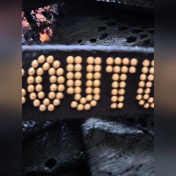 JUICY COUTURE Show Me Off black lace teddy padded bra one piece suit *flaws* - Picture 9 of 9